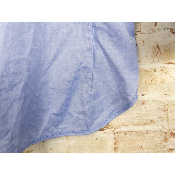 Dsquared2 Shirt Mens Size 48 Blue Chic Dean Embroidered LS Casual Button Italy - Picture 15 of 16